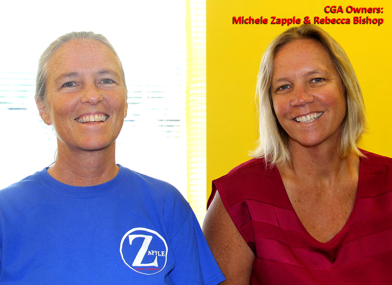 Carolina Gymnastics Academy owners Michele and Rebecca